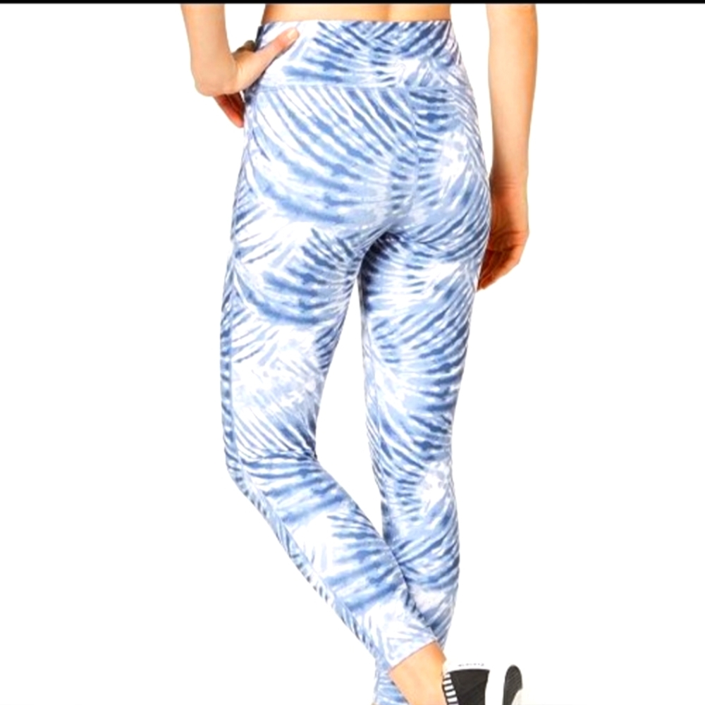 Ideology Tie Dye Ankle Leggings Navy Medium